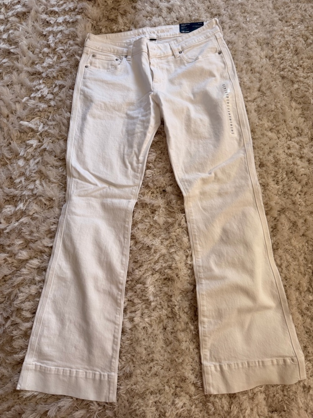 American Eagle Outfitters White Women's Flare Jeans
